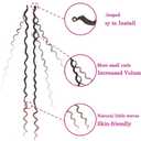 SamBraid Goddess Locs Crochet Hair 10 Inch, 8 Packs New Goddess Faux Locs Crochet Hair for Black Women, Boho Hippie Locs, River Hair with Curly Ends (10Inch, 8Packs, T27#)