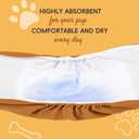 MICOOYO Belly Bands for Male Dogs, Reusable Dog Diapers Male, Washable Doggy Diapers for Puppy Training, Incontinence, Marking, XS, Pack of 3