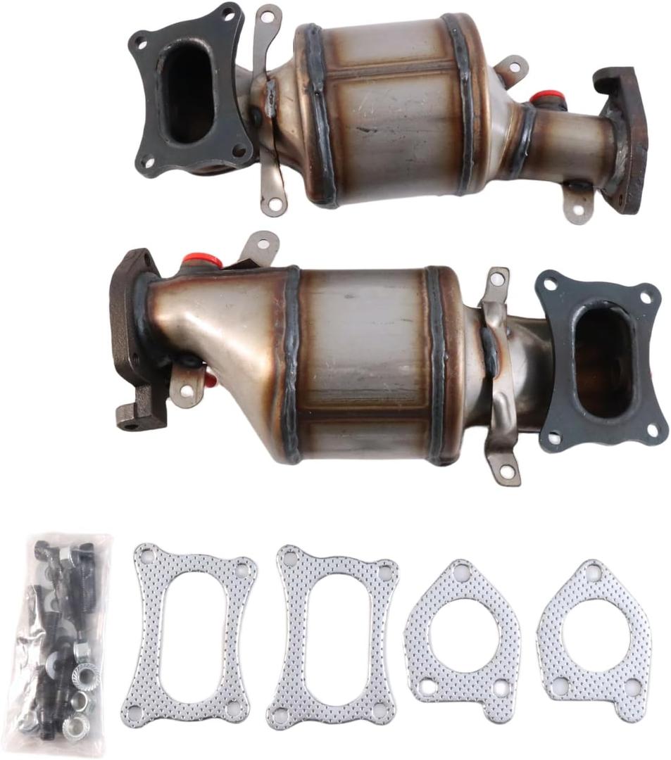 Exhaust Manifold Catalytic Converter Front for 2009 2010 2011 2012 2013 2014 2015 Honda Pilot 3.5L Left & Right