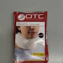 OTC Cervical Collar, Soft Contour Foam, Neck Support Brace, Black Narrow 2.5" Depth, Medium