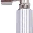 Fuel Rail Pressure Gauge Adapter Compatible with Ford Service Port Schrader Valve Adapter Silver