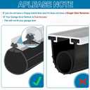 16 Feet Garage Door Bottom Seal Fits Clopay Garage Door Rubber Bottom Weather Seal Replacement Fits Single Slot Garage Doors