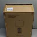 OYEARS 21" Boho Table Lamp for Living Room, Bedside Lamp for Nightstands, Rattan Lamp for Bedroom, Farmhouse Table Lamp for Room Decor, End Table, Retro, Brown, 1 Pack