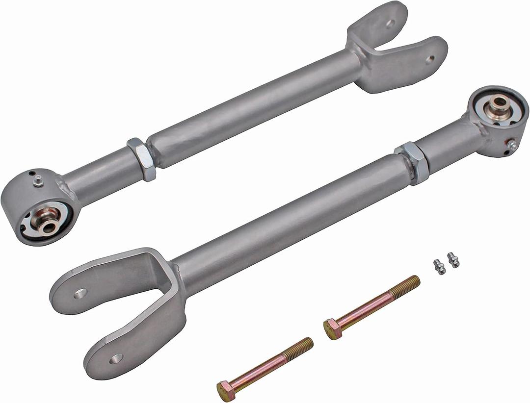 ARU RE3780 Front Upper Super-Flex Control Arms Compatible with Jeep Wrangler TJ 1997-2006, Cherokee XJ 1984-2001, Grand Cherokee ZJ 1993-1998, Comanche MJ 1987-1992