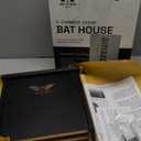 BIGBATBOX - Bat House for Outdoors - Clean Your Backyard from Mosquitoes - Wooden Bat House Kit - with Our Proven Bat Box Design
