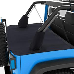 Cover for JK Unlimited 4 Door, Cargo Trunk Tailgate Cover JK Accessories Compatible with 2007-2018 JKU 4 Door