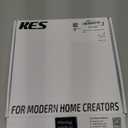 KES Bathroom Toilet Paper Holder Stand Modern Tissue Roll Holder SUS304 Stainless Steel Rustproof Freestanding 20.2" H, Matte Black BPH283S1-BK