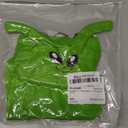 QWINEE Alien Dog Hoodie Dog Warm Jacket Coat Puppy Sweatshirt Christmas Halloween Dog Costume Cosplay Winter Dog Clothes Pet Apparel for Small Medium Dogs Cats Kitten Solid Green XS