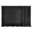 Barber Clipper Tray, Clipper Organizer Razor Case with 4 Notches, Anti-slip Hair Trimmer Holder Tray, Barber Tool Box