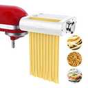 Antree Pasta Maker Attachment 3 in 1 Set for KitchenAid Stand Mixers Included Pasta Sheet Roller, Spaghetti Cutter, Fettuccine Cutter Maker Accessories and Cleaning Brush