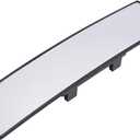 300mm Auto Assisting Mirror Large Vision Anti-glare Proof Car Rear View Mirror Angle Panoramic Car Interior Interior rearview mirror(HJX-030 White)