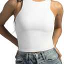 Colorfulkoala Women's Body Contour Tank Tops (XXL)