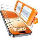 TOCOL for iPhone 17 Screen Protector 6.3 inch 9H Hardness Military Grade Shatterproof HD Tempered Glass for Full Coverage Protection 2 Pack