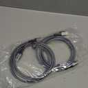 10K 8K HDMI 2.1 Cable 2-Pack 6.6FT, Highwings Certified 48Gbps Ultra High Speed Slim HDMI Cord,Support 4K@120Hz 8K@60Hz, HDCP 2.2&2.3, Dynamic HDR,eARC,DTS:X, Compatible with Roku TV/HDTV/PS5/Blu-ray (Grey)