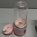 Paramexview Portable Blender 14oz for Juices & Smoothies with 6 blades Puwerful performances Fusion Blender | USB Rechargeable, Lid, Cup included | Fit for travel and outdoor activities (Pink)