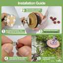 Floating Fish Tank Decorations, Resin Fisherman Aquarium Decor with Realistic Mini Fishing Rod, Fun Fish Feeder Aquarium Ornaments for Guppy Betta and Small Schooling Species Interactive Toy