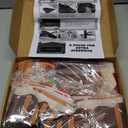 Ganeen 6.4x16 ft LED 2025 Christmas Garage Door Banner String Light Large Rustic Xmas Garage Door Decorations Xmas Banner Cover Backdrop Holiday Cover Decoration(Gingerbread House A)