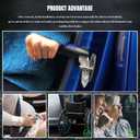 Car Handle Assist for Elderly, Car Door Handle, Multifunction Automotive Grab Handles, Universal Automotive Accessories Car Support Mobility Aid Grab Bar Handle for Disabled and Elderly (Blue)