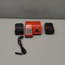 2 Pack 5.0Ah 18V Batteries and Charger Replace for Milwaukee M18 Battery 48-11-1850, Compatible with m18 Milwaukee Battery Charger Combo 48-11-1860 48-11-1815 48-11-1820 48-11-1828