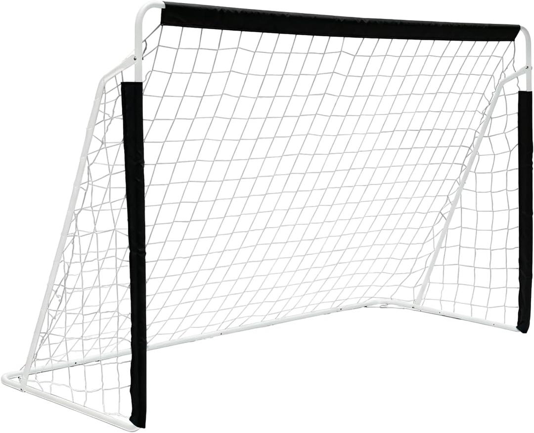 Combination Soccer Goal Portable Soccer Goals for Backyard Steel Frame Football Goal with All Weather Net for Kids Youth