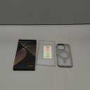 TORRAS for iPhone 16 Pro Case Translucent Matte Back/Natural Titanium Gray Edge | Compatible with MagSafe, Military Grade Drop Protection, Stronger Magnetic, Shockproof Airbag, Color Button, Slim