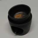 Black Wax Burner, Ceramic Tealight Warmer, Scented Oil Diffuser, Black Ceramic Tea Light Candle Holder