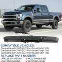JDMSPEED Tailgate Handle with Rear View Backup Camera Compatible with 2017-2022 Ford F250 F350 F450 Super Duty Replaces# HC3Z-9943400-NA HC3Z-9943400-NB