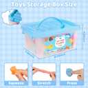 100 Pcs Party Favors & Squishy Toys Bulk for Kids 4-12, Fidget Toys Sensory Stress Relief Toys for Classroom Prizes, Christmas Stocking Stuffers, Birthday Goodie Bags & Teacher Supplies