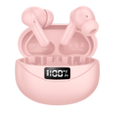 Beniduck Wireless Earbuds Bluetooth 5.3 Headphones HiFi Stereo, Wireless Earphones with Noise Cancelling Mic, 50H Playback Ear Buds with LED Digital Display for iOS/Andriod Rose Gold