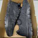 Skechers Men's Track Front Runner Lace-up Sneaker Oxford, Black/ Black Size 11.5