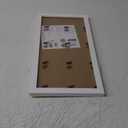 BOJIN 8x16 Picture Frames White Solid Wood Without Mat Photo Frame for Wall Hanging Home Decoration