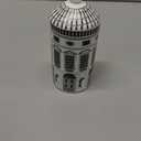 Ceramic Candle Jar with Lid Cotton Swab Holder Home Kitchen Fireplace Bedroom Decor Candle Holder (L3)