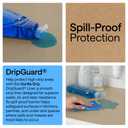 GORILLA GRIP DripGuard Shelf Liner, Non-Adhesive Drawer and Kitchen Cabinet Protector, 24x240 Inch, Strong Grip Slip Resistant Underside, Smooth Surface Liners for Cabinets, Bathrooms, Closets, Beige