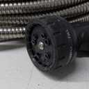 Garden Hose 50 FT, Stainless Steel Heavy Duty Water Hose With 10 Function Nozzles, Flexible No-Kink, Pet-Proof, Puncture-Proof Rust-Proof for Yard, Outdoors