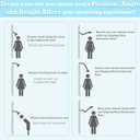 11 Inch Adjustable Shower Head Extension Arm With Locking Set Screw, Singing Rain Solid Brass Chrome Angle Height Adjustable, Easy To Install, G1/2 Universal Connector Compatible (Chrome Finish)