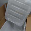 IRIS USA 19 QT Plastic Storage Box with Lid and Latches - 4 Pack - BPA-Free, See-Through Organizing Solution, Durable Nestable Stackable Containers, Secure Pull Handle - Clear