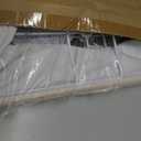 Rectangle Lamp Shades Set of 2, 16"L x 8"W x 10"H Large Beige Lampshades for Table Lamps Floor Lamps, Natural Linen Lamp Shade Replacement, Spider, Harp Holders Included, Easy Assembly Required
