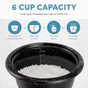 AROMA 6-Cup (Cooked) / 1.5Qt. Bonded Granite Rice & Grain Cooker, ARC-863NG