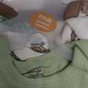 Touched by Nature Unisex Baby Organic Cotton Gowns (Preemie-Newborn, Forest Explorer)