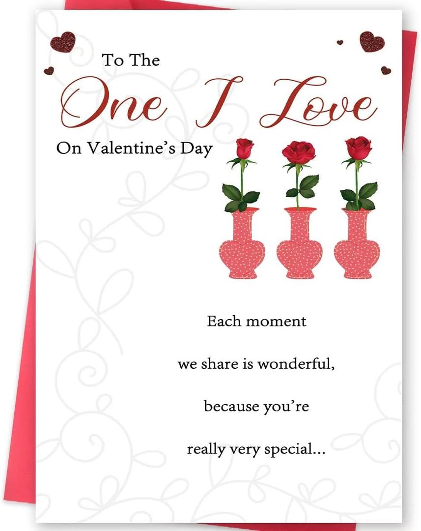 Funny Valentines Day Card for Husband Wife, Sweet Valentine's Day Card Gifts for Him Her, Cute Vday Cards for Women Men Boyfriend Girlfriend (216)