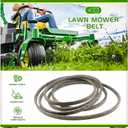 M47766 1/2 x 80 Inch Deck/Drive Belt for John Deere, for Simplicity 1672135 1672135SM, for Murray 037X69MA 37X69 37X69MA, for Cub Cadet/MTD 754-04207 954-04207 LTX1042 LTX1045 LTX1046