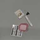 for Airpods 4 Case Clear, Cute Soft TPU Clear Case Cove for Apple Airpods 4th Generation Case (2024) with Cleaning Kit Lock & Bling Keychain, Phone Holder Function (Pink)