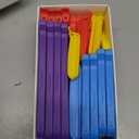 Keenpioneer Decorating/Icing Bag Sealing Clips, 60 Pack, Multipurpose for Food and Snack Storage, 3inch, 4inch and 6inch long