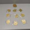 10 Pcs Table Numbers for Wedding 1-10 Reception Wedding Numbers Signs with Holder Elegant Mirror Table Number for Engagement Party Birthday Anniversary Event Catering(Gold)