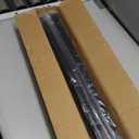 Tension Curtain Rod 51-165In(4.25-13.75Ft), Extra Long Outdoor Curtain Rod No Drilling for Window or Bathroom Patio, Adjustable Spring Shower Rod, Easy to Install Never Rust, Rod Diameter 1.26In-Black