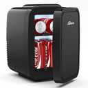 BEICHEN Mini Fridge for Bedroom, Office & Car, 4L/6 Can Portable Refrigerator Small Compact Refrigerator for Food, Drinks, Skincare