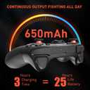 DAREU H101X Wireless Gaming Controller for PC Windows,IOS,Steam,Mac OS,Android and TV,Gamepad with Dual-Vibration One Click Wake up Function (Black)