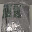 Upgraded Magnetic Thermal Insulated Door Curtain with Perspective Window, Weatherproof Oxford Cloth Filled with Cotton, Fit for Door Size 36" x 80", Doorway Curtains Size 39" x 82" Grey (Grey and Clear)