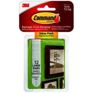 Command Picture Hanging Strips Large White 48 Sets4