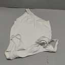 Women Sexy Square Neck Thong Bodysuit Backless Cami Bodysuit Top, M, White